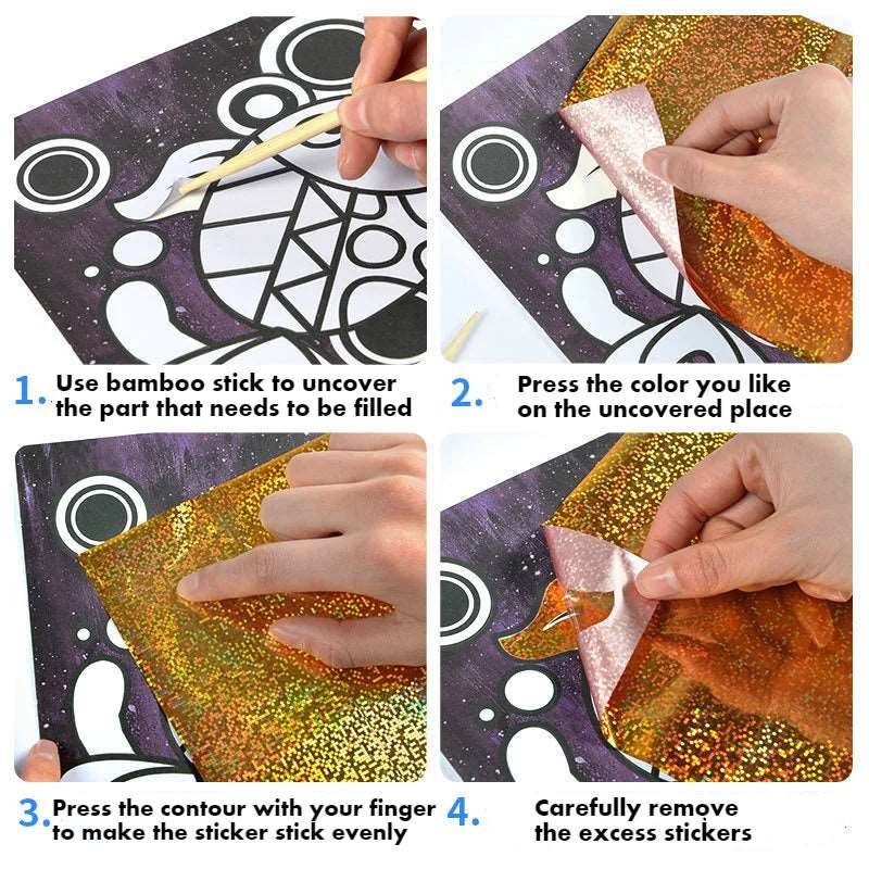 DIY Magic Transfer Painting Crafts