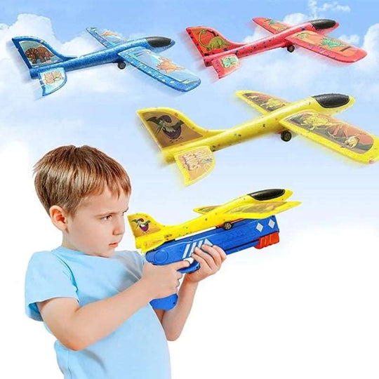 Kids Catapult Plane Toy Gun-style