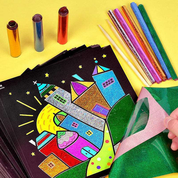 DIY Magic Transfer Painting Crafts