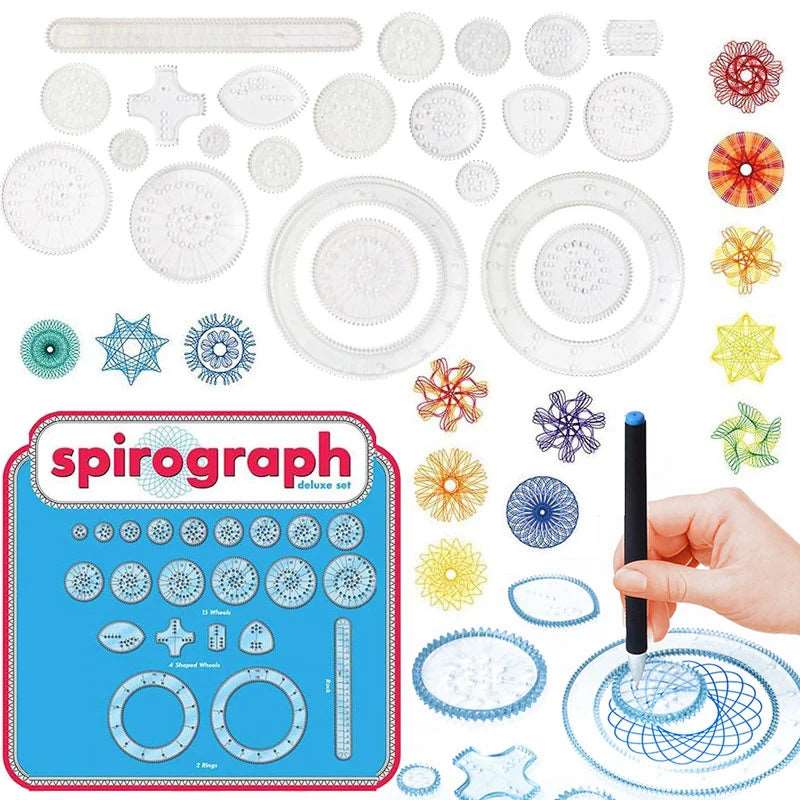 22pcs Spirograph Spiral Art Drawing Kit