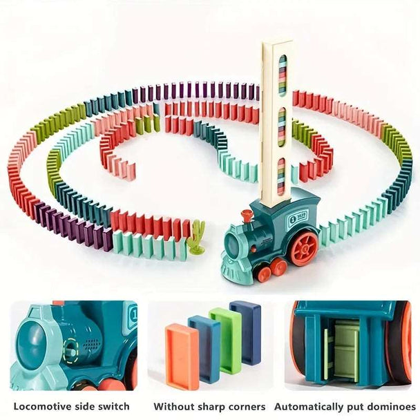 Automatic Domino Laying Train