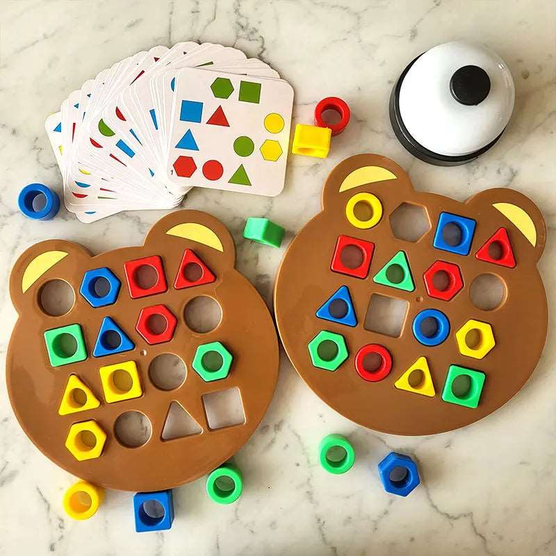 Matching Puzzle Toys - Colors Geometric Shapes