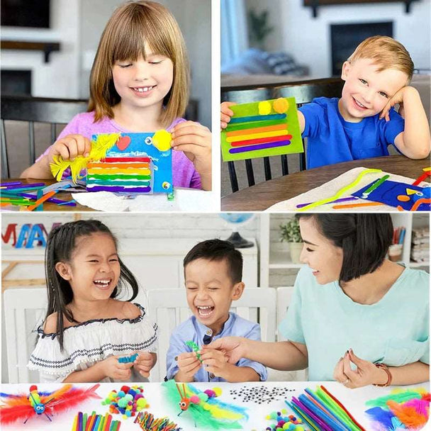 1000pcs Kids Crafts Art Supplies Kit