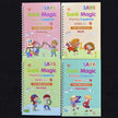 4pcs Sank Magic Practice Copybook & Pen