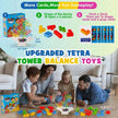 Balance Stacked Tetra Tower Game