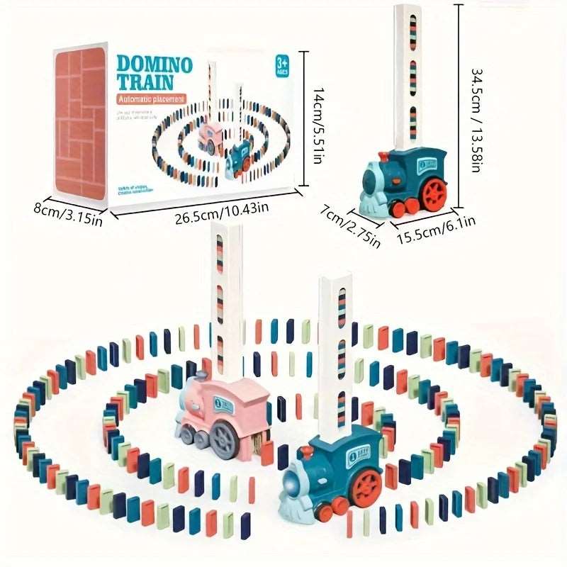 Automatic Domino Laying Train