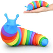 Fidget Slug Decompression Sensory Toy for Children and Adults