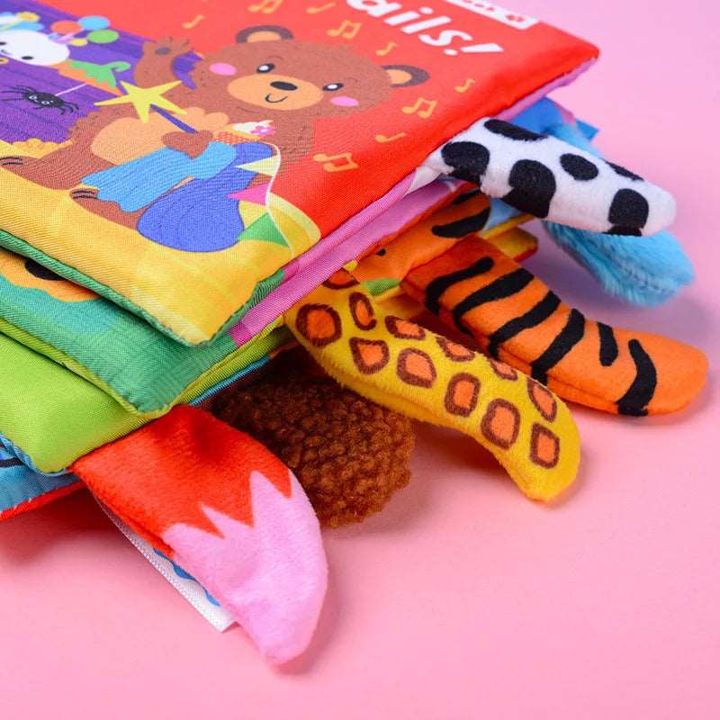 New 3D Visual Tail Baby Cloth Book