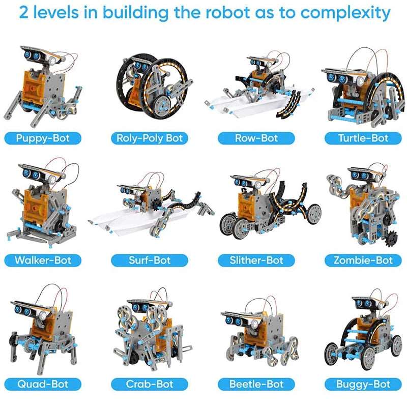 12 in 1 Science Experiment Solar Robot Toy