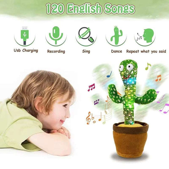 Talking and Dancing Cactus Toy for boys And girls