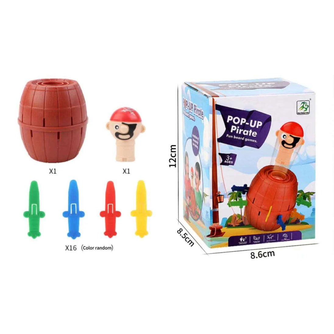 Pirate Barrel Pop-up Toy