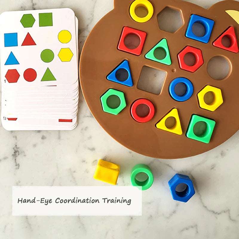 Matching Puzzle Toys - Colors Geometric Shapes